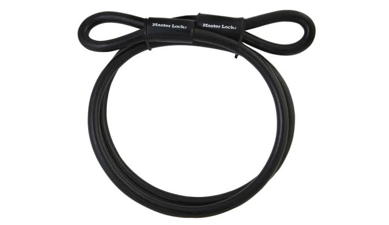 Câble en acier tressé à boucles 4,5m Ø10mm Master Lock