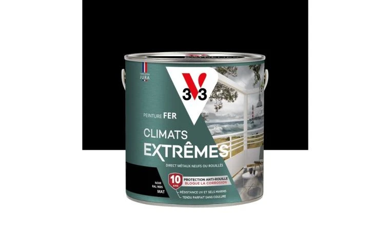 PEINTURE FER EXT NOIR MAT 2L