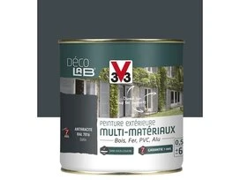 PEINTURE EXTERIEURE MULTIMATERIAUX ANTHRACITE SATIN V33 0.5L