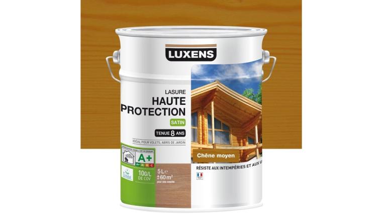 LASURE LUXENS 8 ANS CHENE MOYEN SATINE 5L
