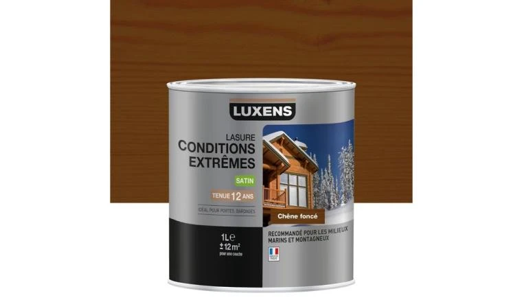 LASURE LUXENS CONDITIONS EXTREMES 12 ANS CH NE FONCE BRILLANT 1L