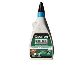 COLLE D'ASSEMBLAGE VINYL BOIS EXT HUMIDE D3 AXTON TRANSPARENT BIB 215G
