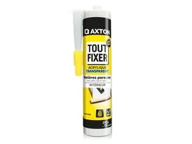 COLLE FIXATION INTERIEUR ACRYLIQ AXTON SUPERFIX TRANSPARENT CART 310ML