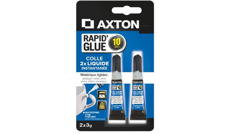 COLLE DE REPARATION AXTON RAPID GLUE LIQUIDE TUBE 3G X2