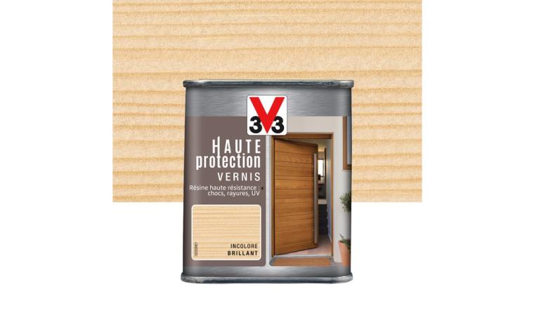 VERNIS BOIS EXTERIEUR V33 HAUTE PROTECTION INCOLORE SATINE 0.25L