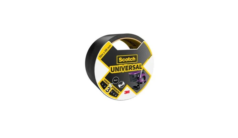 ADHESIF TOILE REPARATION 10MX48MM NOIR