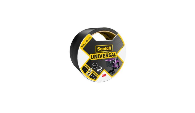 ADHESIF TOILE REPARATION 10MX48MM NOIR