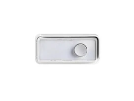 BOUTON SONNETTE FILAIRE 12V D15 BLANC