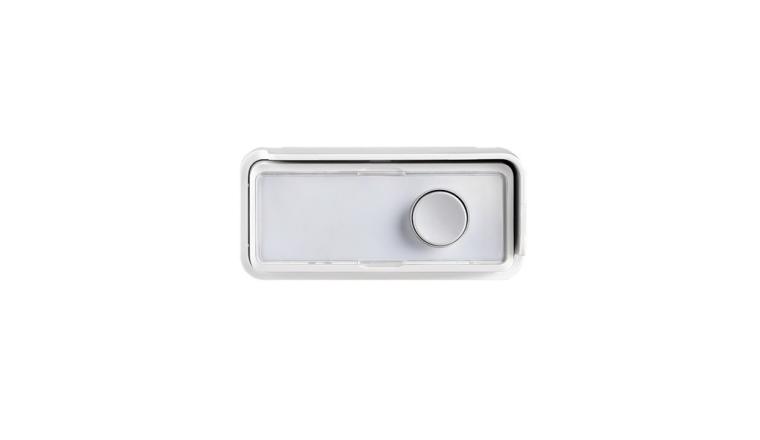 BOUTON SONNETTE FILAIRE 12V D15 BLANC