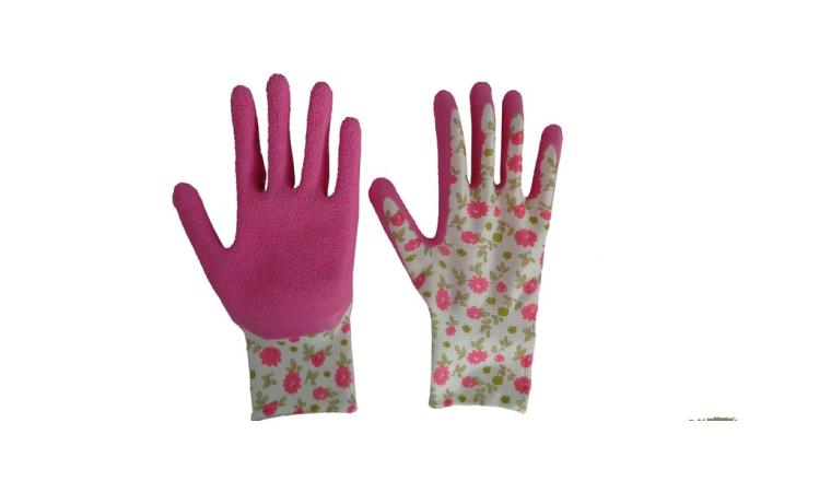 GANTS FLEUR ROSE GEOLIA T8 M