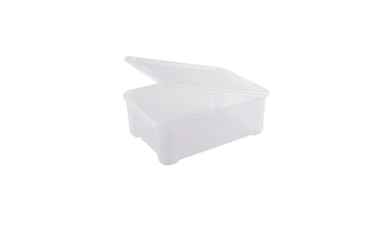 BOITE TRANSPARENTE 30L H.19 X L.55.5 X P.39 CM