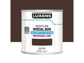 PEINTURE BOIS SAT 0L5 MARRON