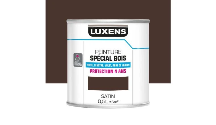 PEINTURE BOIS SAT 0L5 MARRON