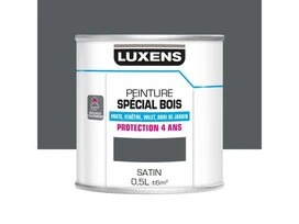 PEINTURE BOIS SAT 0L5 GRS BAS