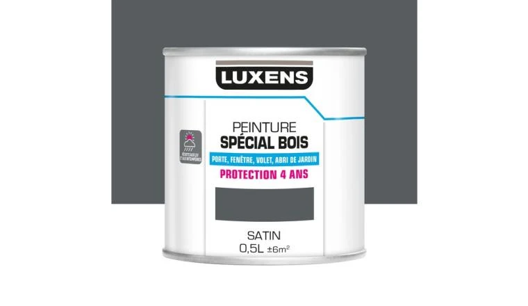 PEINTURE BOIS SAT 0L5 GRS BAS