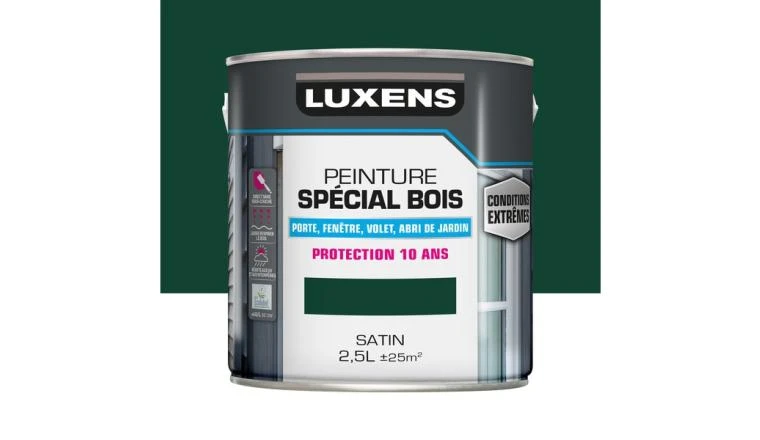 PEINTURE BOIS CE VERT SAP 2L5