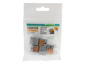 BORNE WAGO 3FILS 2.5MM2 - 4MM2 X10