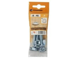 BOULON POELIER 8X40 ZN S4