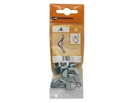 ECROU OREILLES 8 ZN S6