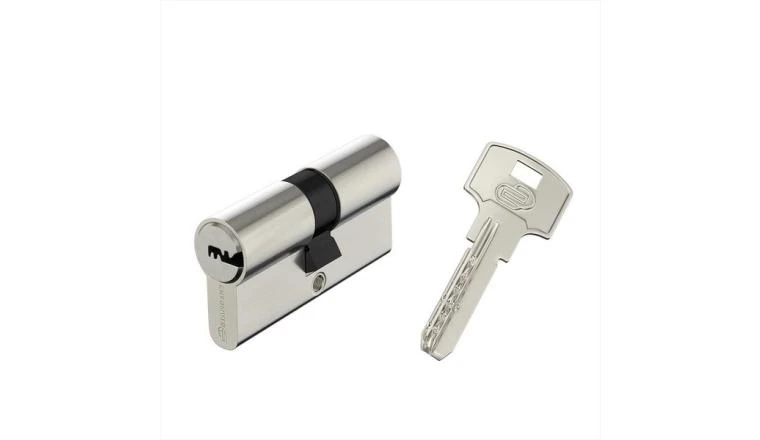 Cylindre de serrure 30x30mm avec 4 clés 6 goupilles