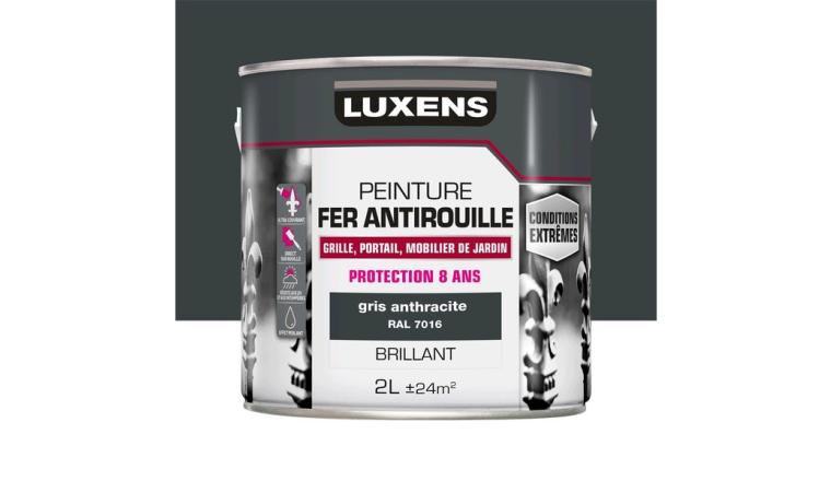 PEINTURE FER EXTERIEUR GRIS ANTHRACITE BRILLANT 2L