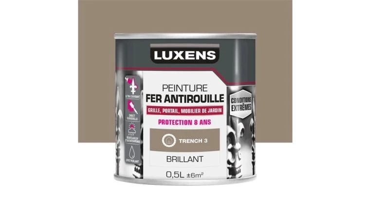 PEINTURE FER CE BRUN 3 BRI 0L5