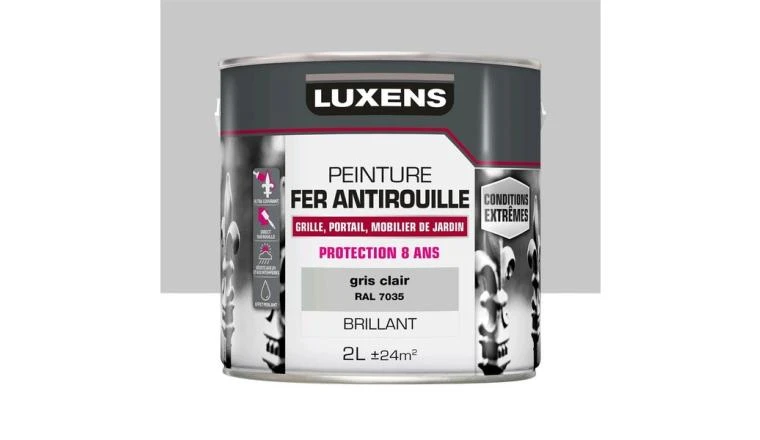 PEINTURE FER CE GRIS 3 BR 2L
