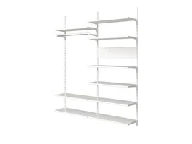 CREMAILLERE DOUBLE E50 200CM BLANC 
