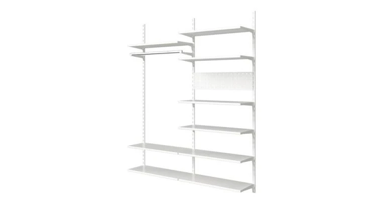 CREMAILLERE DOUBLE E50 200CM BLANC 