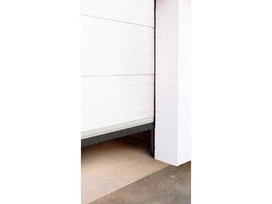 BAS DE PORTE DE GARAGE BROSSE 2X1.25M ALUMINIUM