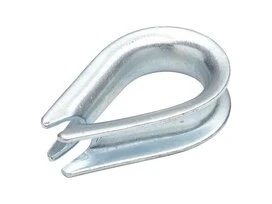 COSSE-COEUR ACIER ZINGUE POUR CABLE DE 10MM STANDERS