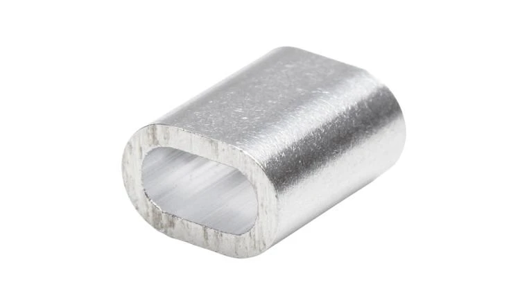 MANCHON OVALE ALUMINIUM POUR CABLE D3MM X6