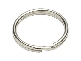ANNEAU BRISE ACIER NICKELE 20MM STANDERS X4