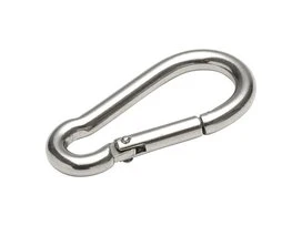 MOUSQUETON POMPIER INOX A2 6X60MM 100KG STANDERS