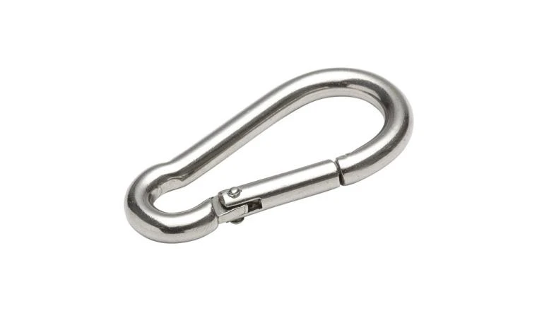 MOUSQUETON POMPIER INOX A2 6X60MM 100KG STANDERS