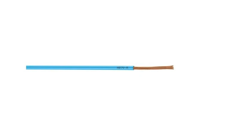 CABLE HO7VR 10MM2 BLEU LE METRE