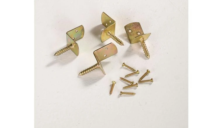 EQUERRE DE FIXATION A VISSER ACIER UNIVERSEL POUR PANNEAU X4