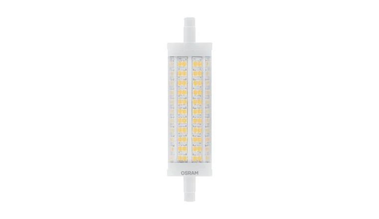 AMPOULE LED CRAYON 118MM VARIABLE 19W 150 R7S CHAUD