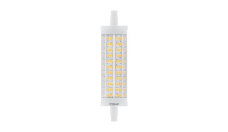 AMPOULE LED CRAYON 118MM VARIABLE 19W 150 R7S CHAUD