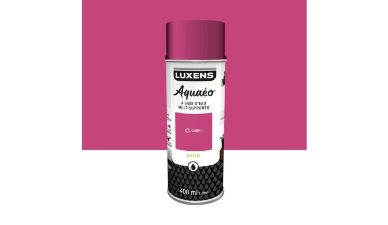 PEINTURE AERO ROSE CANDY 3 SAT 400ML LUXENS