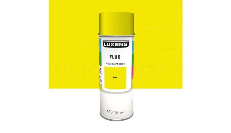 PEINTURE AERO JAUNE FLUO 0L4 LUXENS