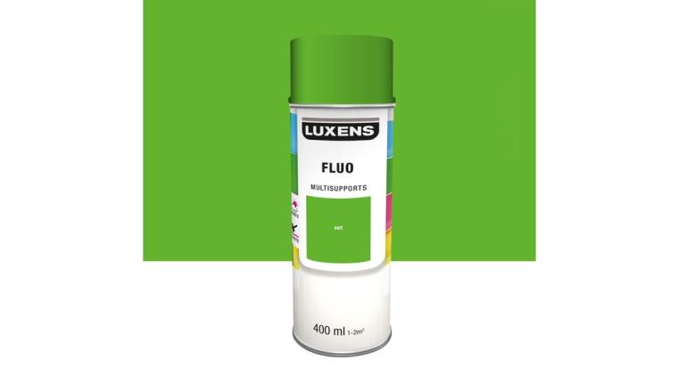 PEINTURE AERO VERT FLUO 0.4L LUXENS