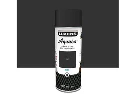 PEINTURE AEROSOL AQUEUX LUXENS 400ML NOIR MAT
