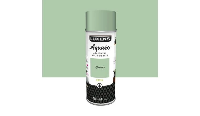 PEINTURE AERO VERT CACTUS SAT 0.4L LUXENS