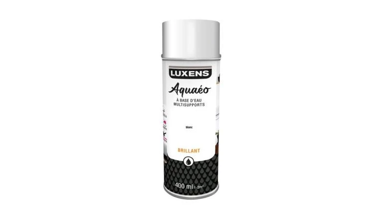 PEINTURE AERO BLANC BRILLANT 0.4L LUXENS