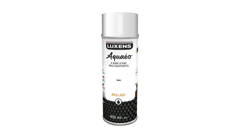 PEINTURE AERO BLANC BRILLANT 0.4L LUXENS
