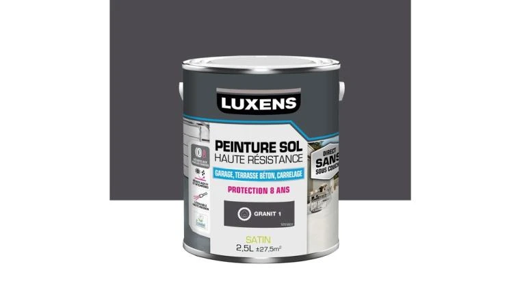 PEINTURE SOL HAUTE RESISTANCE LUXENS 2.5L GRANIT1
