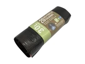 SACS-POUBELLE 30 L LIEN CLASSQIUE NOIR X20