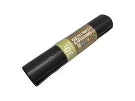 SACS-POUBELLE 30 L LIEN CLASSIQUE NOIR X25