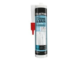 MASTIC CUISINE BAIN SILICONE ACETIQUE AXTON TRANSPARENT CART 280ML